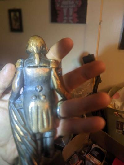 Antique George Washington 2 pc brass Bank - Thumbnail 3