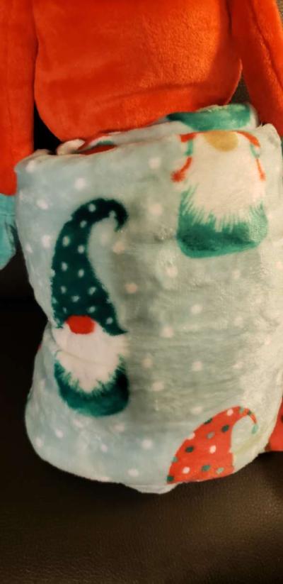 Santa Gnome Max Studio Throw Blanket and Kids Decorative San - Thumbnail 6