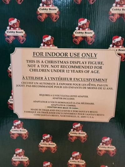 Vintage Cubby Bears By Santas Best - Thumbnail 6