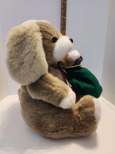 Vintage Animated Plush Dog By Santas Best - Thumbnail 2