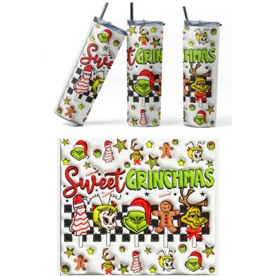 Spread Holiday Cheer Grinch Vibes 20oz Tumbler - Thumbnail 5