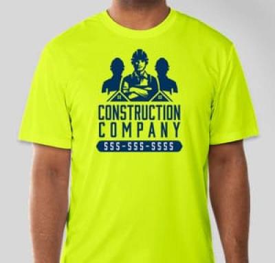 Custom Printed Construction t shirts - Thumbnail 2