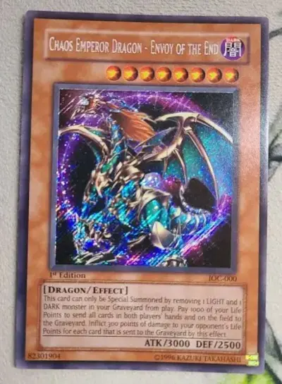 chaos emperor dragon envoy of the end secret rare1st edition - Thumbnail 2