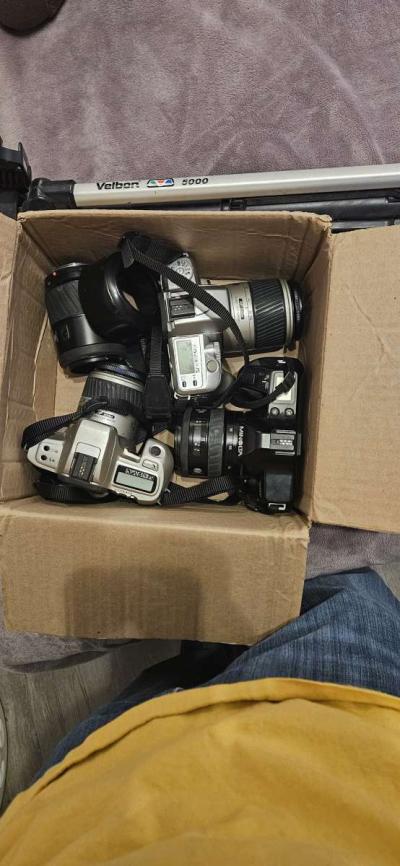 cameras and a tripod - Thumbnail 4