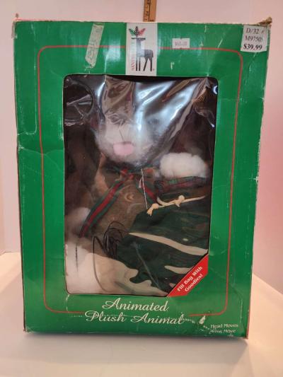 Vintage Animated Plush Dog By Santas Best - Thumbnail 5