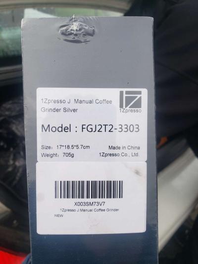 1zpresso hand coffee grinder brand new j series silver - Thumbnail 3