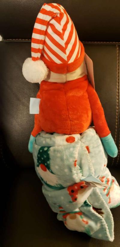 Santa Gnome Max Studio Throw Blanket and Kids Decorative San - Thumbnail 4