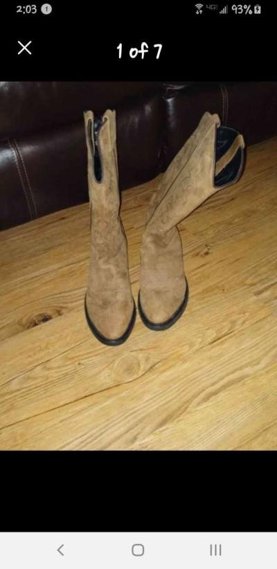 85obo Like New old western cowboy boots size 11EE - Thumbnail 3