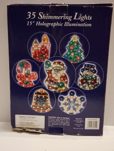 Celebrations Holographic Illumination Twinkling Candy Cane - Thumbnail 5