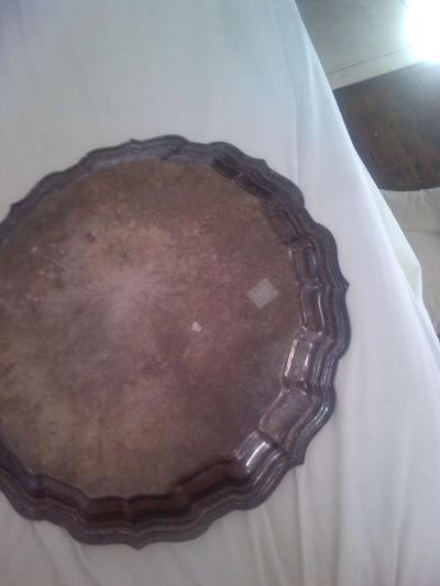 silver plated platter - Thumbnail 2