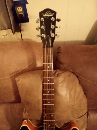 1999 Washburn semi Hollowbody tabbaco finish electric guitar - Thumbnail 6