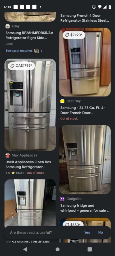 Samsung French Doors Stainless Steel Refrigerator - Thumbnail 5