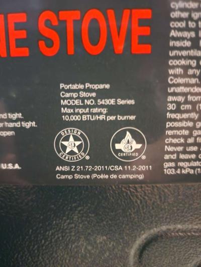 Coleman 2 Burner Propane Stove - Thumbnail 3