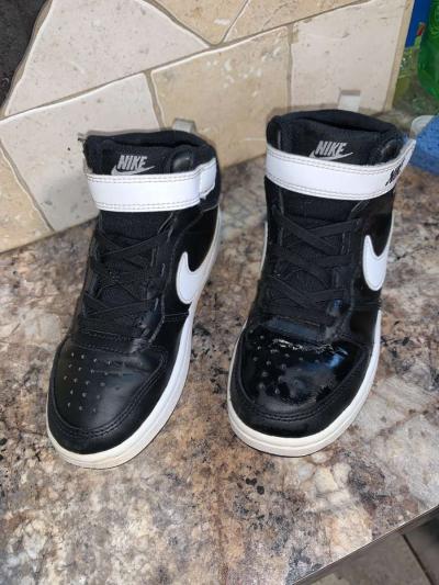 Nike Kids Court Borough 2 High Top Sneaker 13C - Thumbnail 2