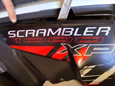 A 2016 Polaris On Demand All Wheel Drive Scrambler Xp 1000