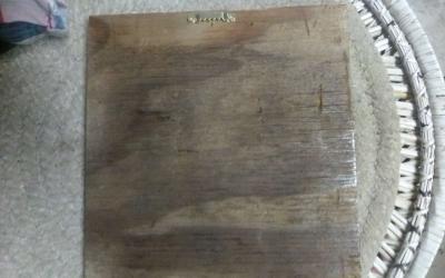 hand crafted wood burned rose plaque - Thumbnail 2