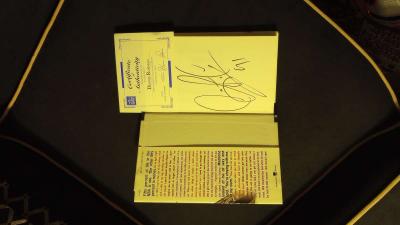 Autographed Signed with a picture of the book signing with C - Thumbnail 3