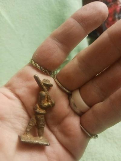 very old civil war brass figurines - Thumbnail 4
