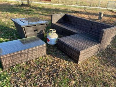 patio furniture  with fire pit table - Thumbnail 5