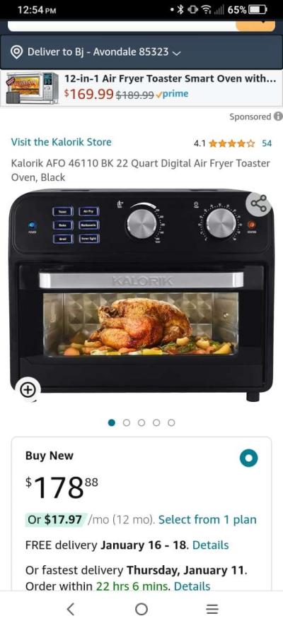 Kalorik 22qt Air Fryer and More - Thumbnail 3