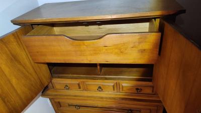 solid oak bureau - Thumbnail 6