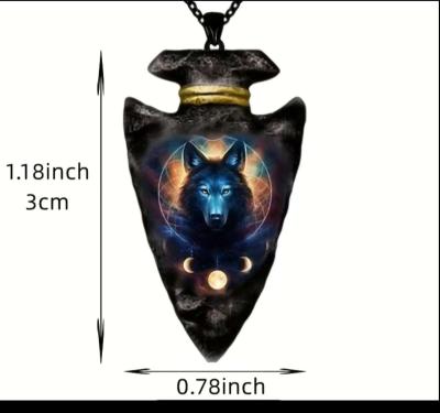 Wolf Arrow Pendants - Thumbnail 2