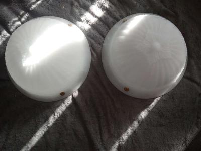 Antique fluted pendent bowl lights - Thumbnail 2