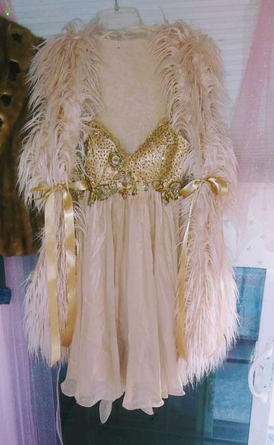 party dress and wrap - Palm Springs, California