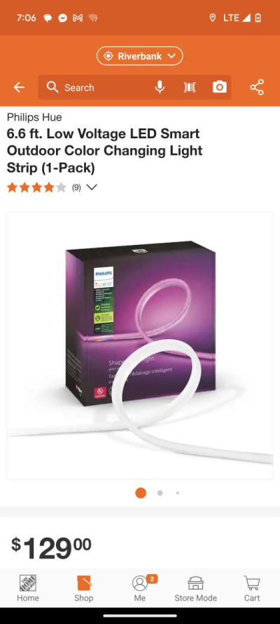 Phillips hue smart lighting