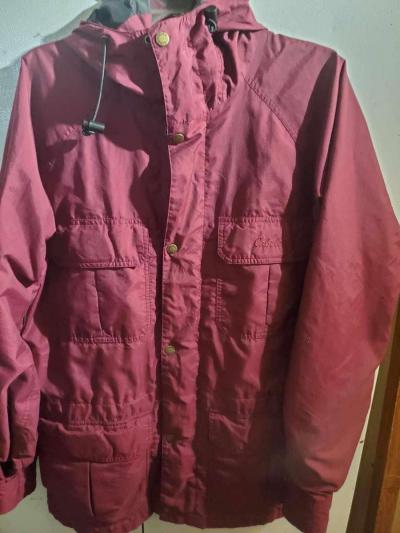 Cabelas size medium tall maroon Jacket full zipper - Thumbnail 3