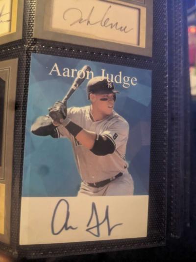 Aaron judge auto reprint card will make deals