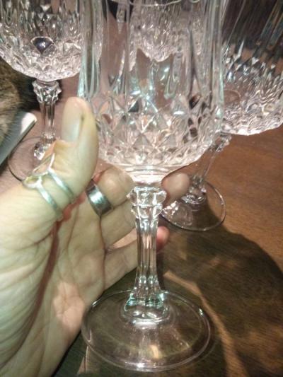 Royal Crystal Rock Opera Wine Glasses - Thumbnail 6