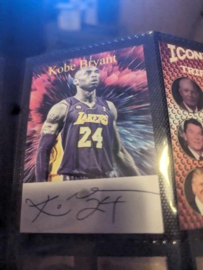 Kobe Bryant auto reprint card Ill make deals