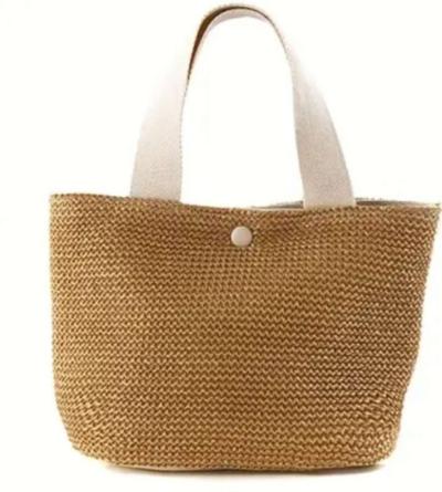 Straw Handbag - Thumbnail 2