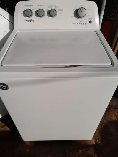 WHIRLPOOL WASHER DRYER ELECTRIC WHITE ON WHITE JUST LIKE NEW - Thumbnail 6
