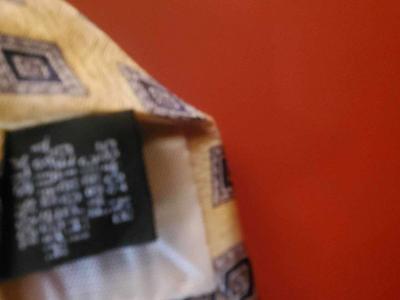 Stafford tie gold silver and blue design 54 inches long wide - Thumbnail 4