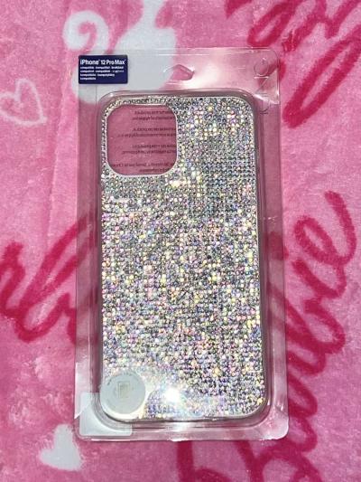 cute iphone 12 ProMax BLING phone case - Thumbnail 2