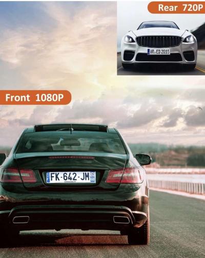 dash camera with front and rear camera accident lock - Thumbnail 2