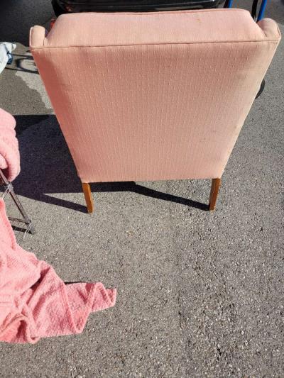 reupholstered wooden chair - Thumbnail 2