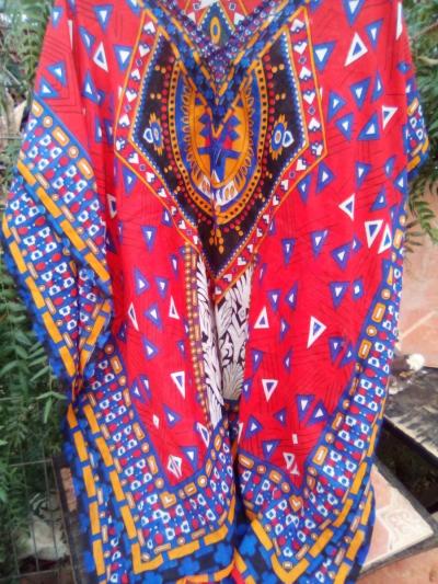 beautiful loose fitting summer dress knee length - Thumbnail 3