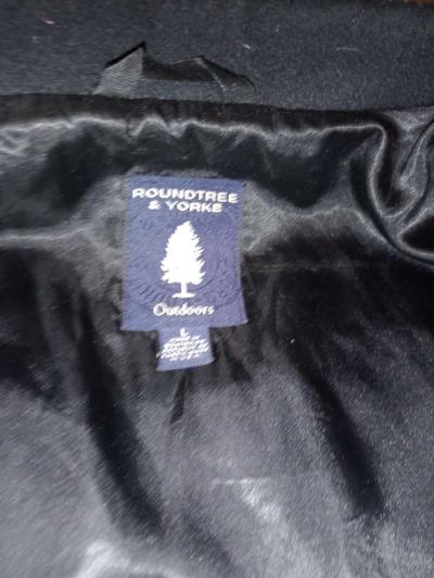 Wool Pea Coat Sz L - Thumbnail 5