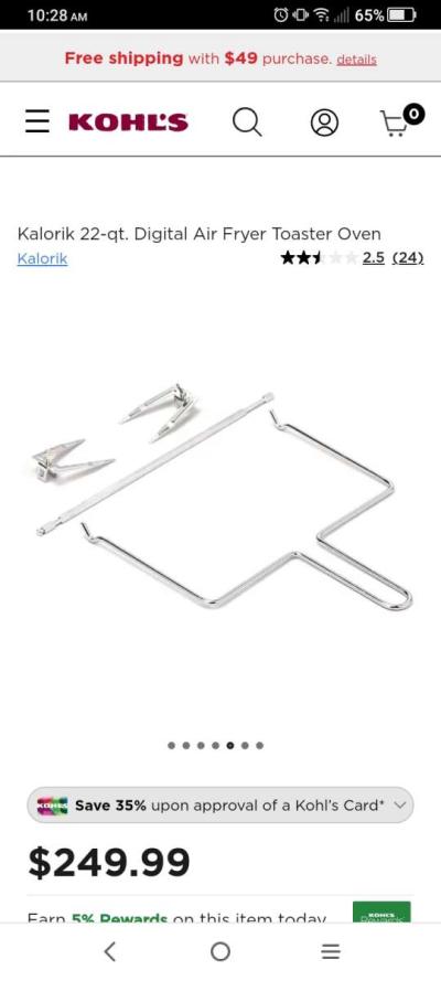 Kalorik 22qt Air Fryer and More - Thumbnail 6