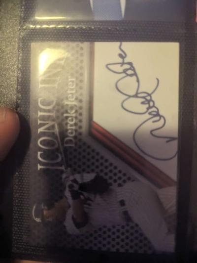 Derek Jeter auto reprint card will make deals