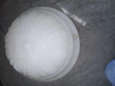 Antique fluted pendent bowl lights - Thumbnail 3