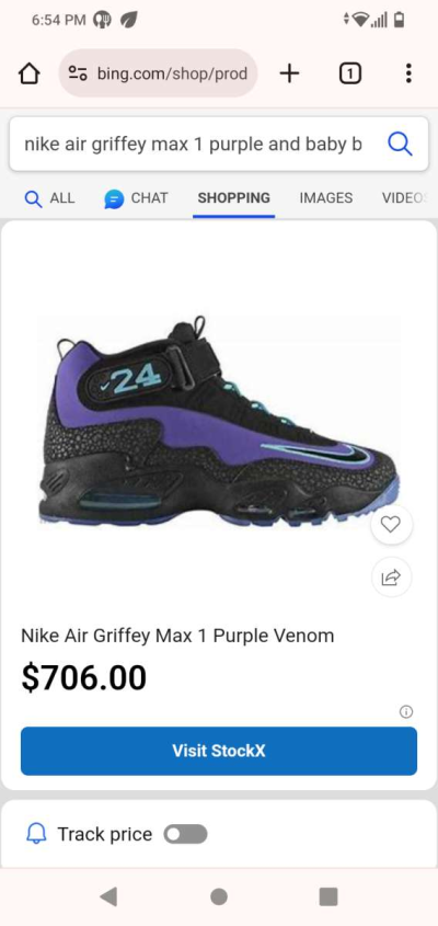 Nike Air Griffey max 1 purple Venom - Thumbnail 5