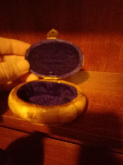 antique camel bone jewelry box - Thumbnail 2
