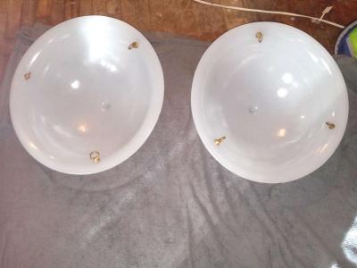Antique fluted pendent bowl lights - Thumbnail 6