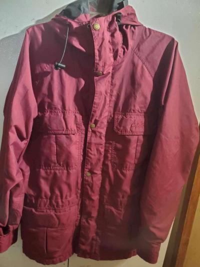 Cabelas size medium tall maroon Jacket full zipper - Thumbnail 2