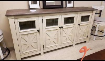 Bolanburg two tone 74 tv stand - Thumbnail 2