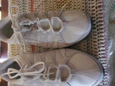 Nike white sneakers size 10 lace up - Thumbnail 5